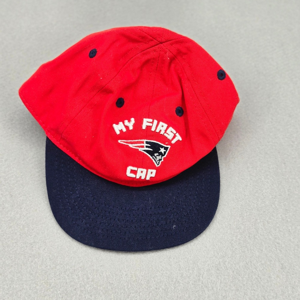 NFL New England Patriots Infant My First Cap Embroidered Hat Red‎ Blue Elastic